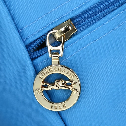 Longchamp/瓏驤 女士尼龍折疊雙肩包 1699 藍莓色