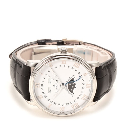 BLANCPAIN/寶珀Villeret系列男式自動機械腕表6654-1127-55B