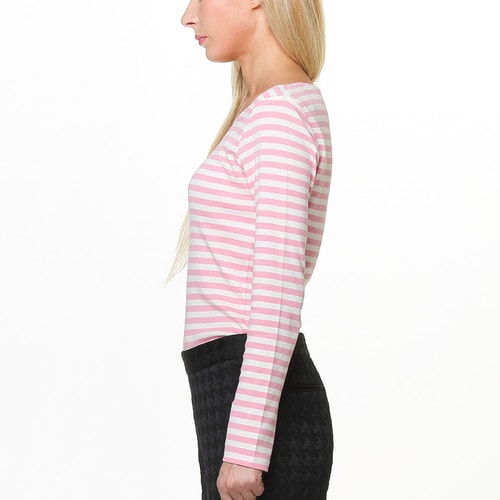 GANT/甘特 女士T恤條紋百搭長袖圓領T 405750
