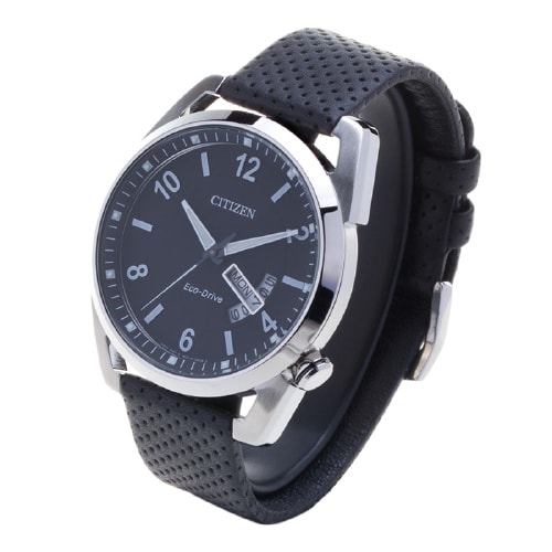 Citizen/西鐵城光動能小牛皮表帶男表AW0010-01EB