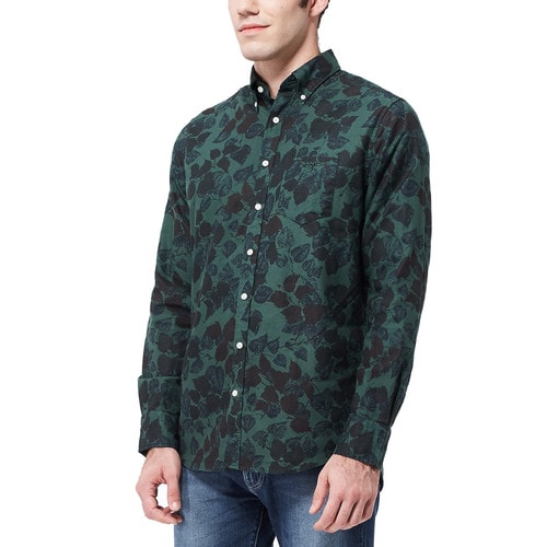 GANT/甘特 男士襯衫印花長袖襯衫
