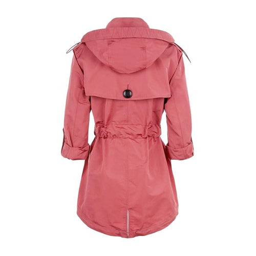 BURBERRY/博柏利 2016年秋冬款雙排紐扣開襟 可拆式連帽長袖 防雨Trench風衣 女士外套 #4023174