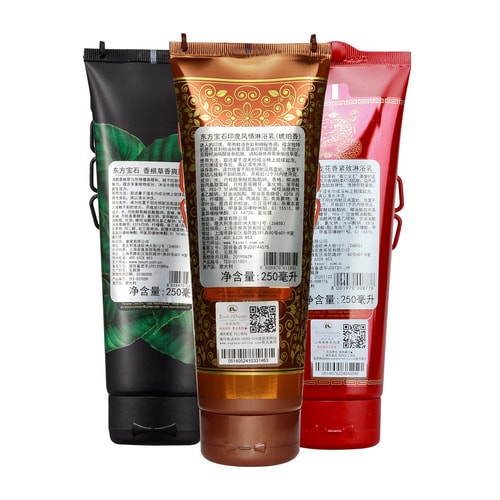 Tesori D’oriente/東方寶石香根草龍花琥珀淋浴露3支裝250ml*3