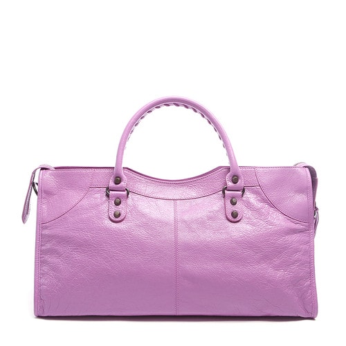 Balenciaga/巴黎世家中性款式機(jī)車包手提包羊皮168028 D94JT 5616