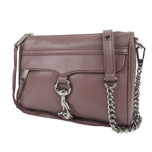 Rebecca Minkoff/瑞貝卡·明可弗牛皮 Mini MAC 單肩斜挎包