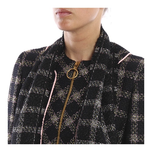 GUCCI/古馳 女士 粘膠 聚酰胺 ME 塑料 口袋裝飾 外套 SP