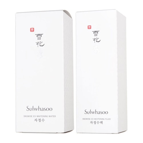 Sulwhasoo/雪花秀 滋晶雪膚美白水125ml+滋晶雪膚美白乳125ml 滋晶水乳套裝