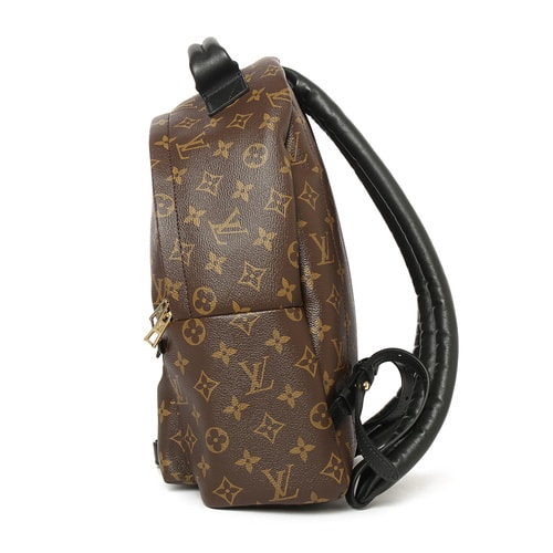 Louis Vuitton/路易威登 專柜爆款 小號老花經(jīng)典女士雙肩包PM Monogram Backpack M41560 帆布/配皮