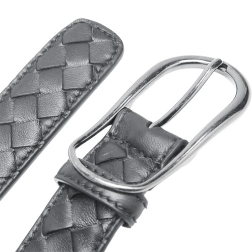 Bottega Veneta/葆蝶家 女士羊皮灰色腰帶 369199 VAA0C 8522