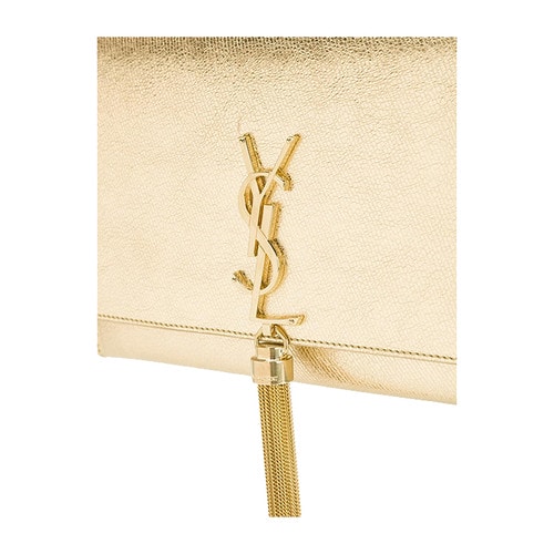 Yves saint Laurent/圣羅蘭 Kate Monogram系列YSL金屬logo標(biāo)識(shí)流梳裝飾牛皮女士鏈條單肩包#354119 DUZ0J 8030