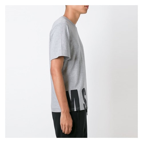 MSGM/MSGM 男士MSGM字母圖案印花純棉短袖T恤 AL