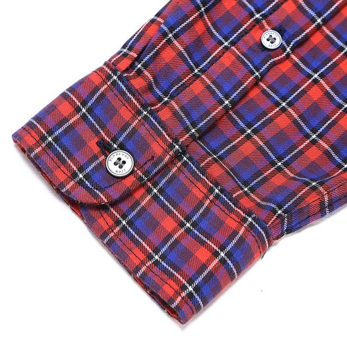 BURBERRY/博柏利 男士襯衫 純棉格紋設計男士休閑長袖襯衫