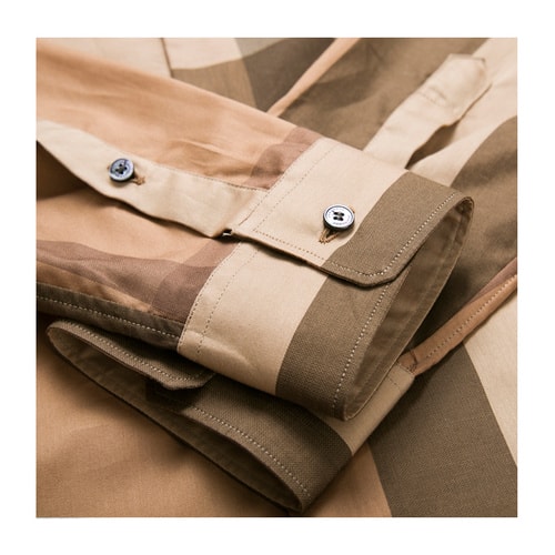 BURBERRY/博柏利 男士倫敦系列新品棉質(zhì)親膚格紋襯衫