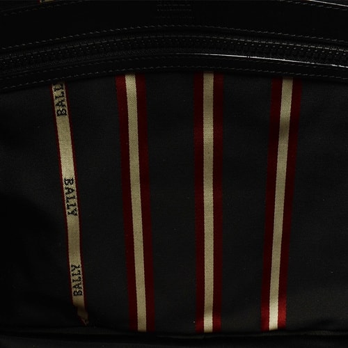 BALLY/巴利 男士黑色帆布大號手拿包 #6199505 770