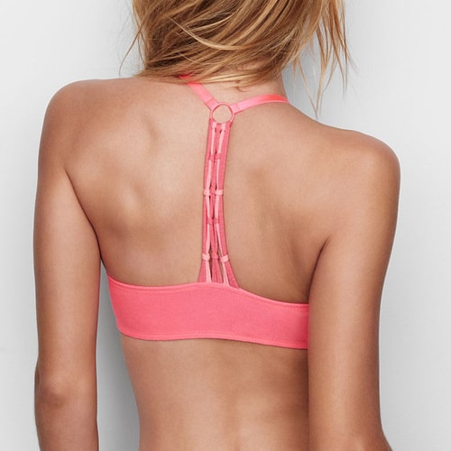 維多利亞的秘密/VICTORIA'SSECRET Tulle Balconet 系列鋼托純棉文胸 ST11065187 3BUI