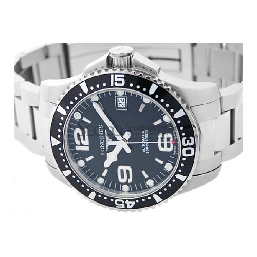 LONGINES/浪琴康卡斯自動機械潛水男表(L3.641.4.56.6)