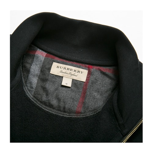 BURBERRY/博柏利 男士秋冬簡約時尚棉質拉鏈衛衣
