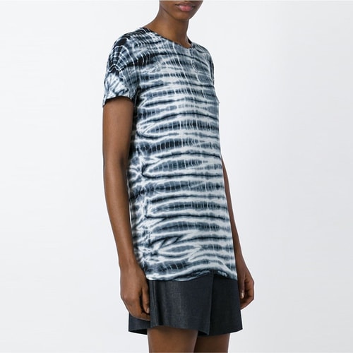 PROENZA SCHOULER/普羅恩薩·施羅 女士 純棉 條紋印染 短袖T恤 AL