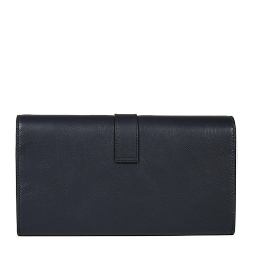 Yves saint Laurent/圣羅蘭 16秋冬YSL LOGO牛皮長款錢包 女士錢包 414567BJ54U