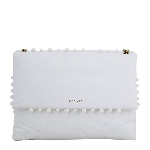 【包郵包稅】Lanvin/浪凡 女士 真皮 logo點綴 單肩包 EB