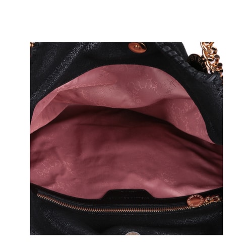 Stella McCartney/斯特拉·麥卡特尼女士（人造革）仿麂皮金屬圍邊裝飾手提包/單肩包261063
