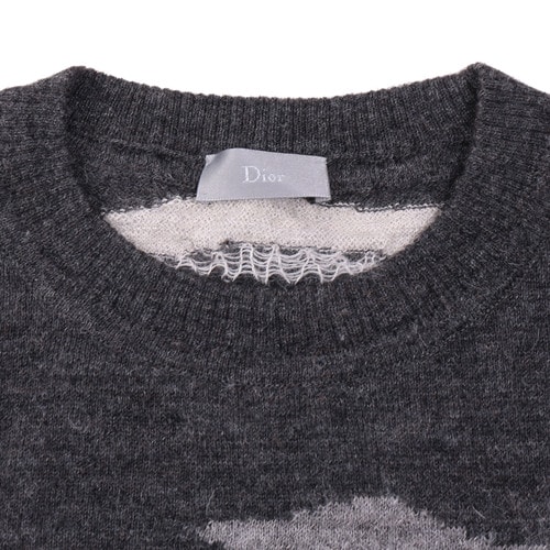 DIOR/迪奧 灰色 男針織衫 233M676ZT550-802