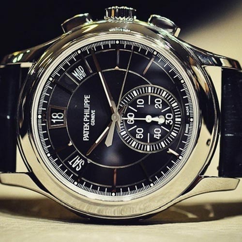 Patek Philippe/百達翡麗 Calatrava系列男式自動機械腕表5905P