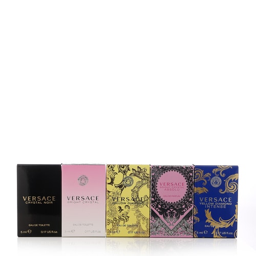 VERSACE/范思哲香水禮盒（星夜+晶鉆+幻影+臻摯粉鉆+炫幻金鉆）5ml*5