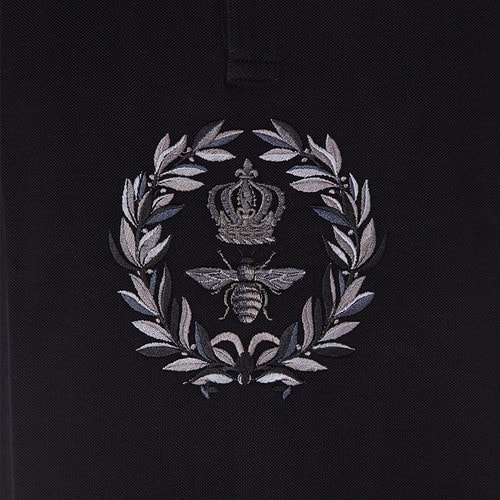 Dolce&Gabbana/杜嘉班納 黑色全棉男士POLO衫 G8GH1T G7HQM N0000