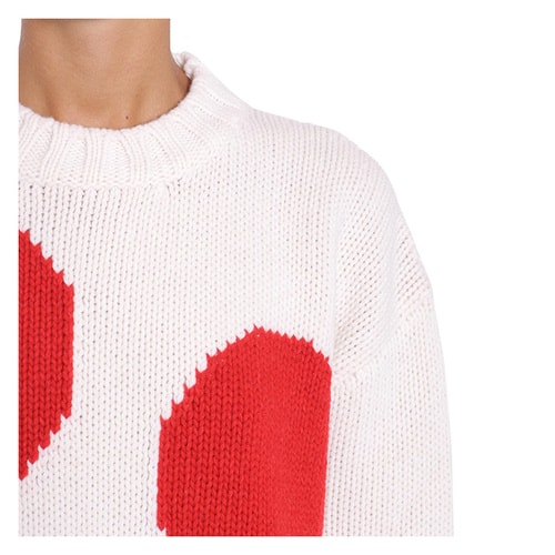 MSGM/MSGM 女士 羊毛 滌綸 圓形繡花 衛(wèi)衣 EB