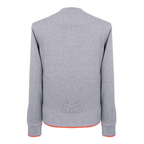 KENZO/高田賢三 16年秋冬款圓領淺灰色小虎頭圖案長須男士衛衣 5SW005 4MA 93