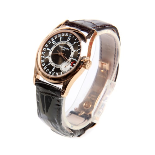 Patek Philippe/百達翡麗Calatrava系列男式自動機械腕表6000R-001