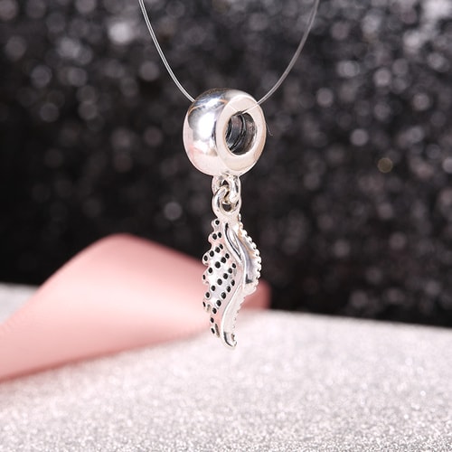 PANDORA/潘多拉 閃亮鋯石天使之翼吊墜791750CZ