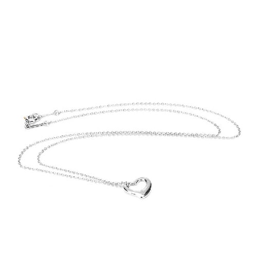 Tiffany & Co./蒂芙尼 女式925純銀心形帶墜項(xiàng)鏈 11mm T25152336