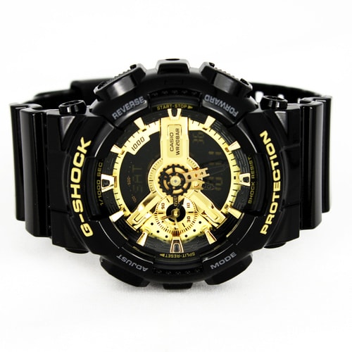 CASIO/卡西歐手表 時尚運動雙顯石英男表GA-110GB-1A