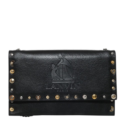 Lanvin/浪凡 女士 logo點(diǎn)綴 斜挎包 EB