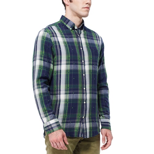 GANT/甘特 男士襯衫格子長袖襯衫 342904