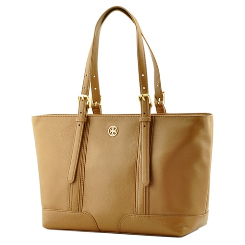 Tory Burch/湯麗柏琦*新款咖色女士時尚牛皮手提包18169685