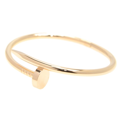 CARTIER/卡地亞JUSTE UN CLOU系列18K玫瑰金手鐲B6037718 18#