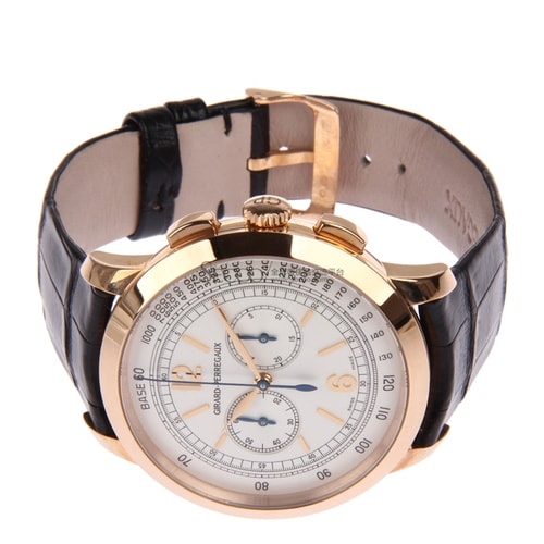 GP-Girard Perregaux/芝柏 1966系列玫瑰金男士機械腕表49539-52-151-BK6A