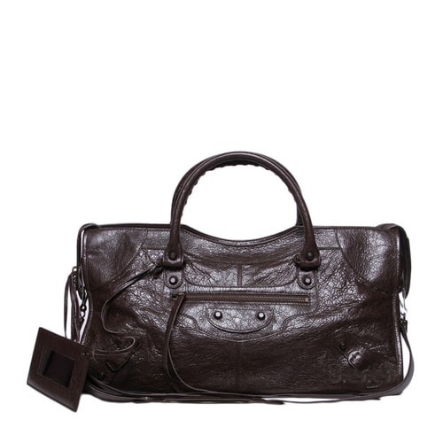 Balenciaga/巴黎世家 女士純色羊皮中號提挎兩用包 168028 D94JT 2065