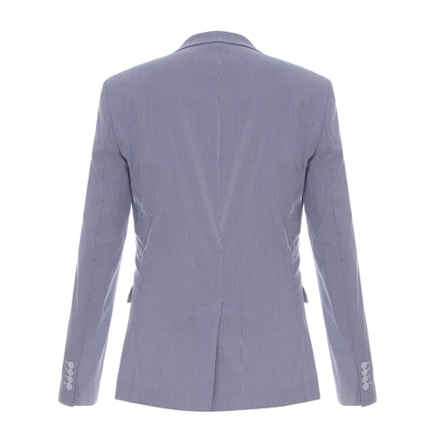BIKKEMBERGS/畢蓋帕克 兩粒單排扣條紋休閑西裝上衣 C1BK041 男士西裝