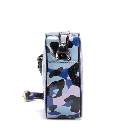 【16年秋冬新品】VERSACE/范思哲女士藍(lán)色牛皮錢包