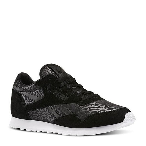 REEBOK/銳步 織物拼接 PARIS RUNNER GALLERY II 女士運(yùn)動(dòng)鞋