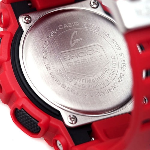 CASIO/卡西歐手表 G-SHOCK系列 時尚雙顯男表GA-100B-4A