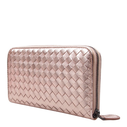 Bottega Veneta/葆蝶家 女士羊皮錢包 114076 V0041 5710