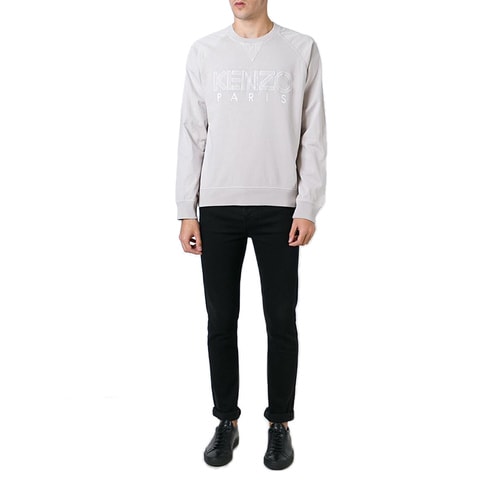 KENZO/高田賢三 男士灰色logo衛衣 F655SW1094MC