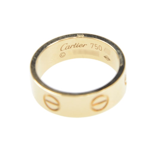 CARTIER/卡地亞 love18K黃金女性戒指\指環(huán) B4084600