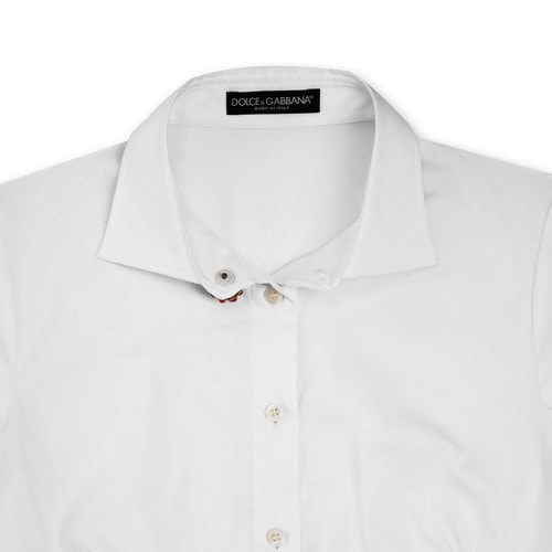 Dolce&Gabbana/杜嘉班納女士襯衫-女士白色時(shí)尚休閑襯衫