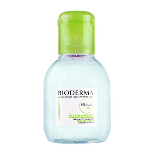 Bioderma/貝德瑪 凈妍控油潔膚液100ml（藍水）+舒妍潔膚液10ml*3（粉水）
